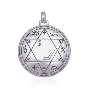 Successful Business Solomon Seal Silver Pendant TPD2860 - Jewelry